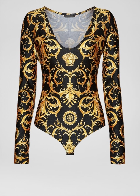 Versace V Barocco Print Body Dam - 260845GJP